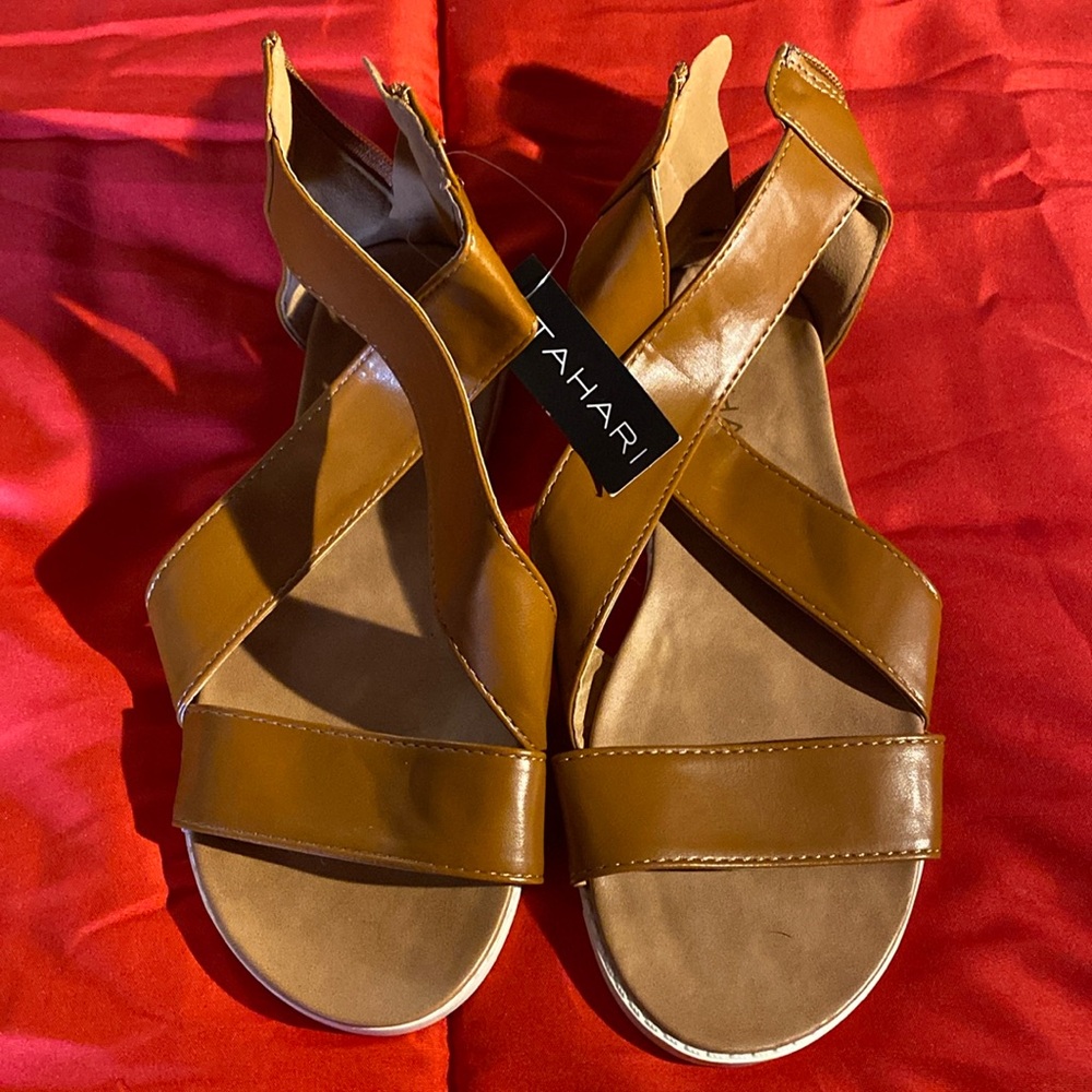 Brown Tahari Sandals